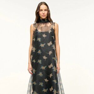 Staud Albee Dress - Botanical Shadows - Medium